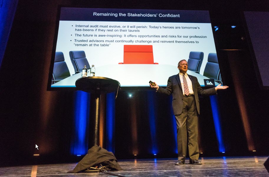 IIANederland's tweet photo. It was a great presentation yesterday at the #iiacongres about #InternalAudit being the #TrustedAdvisor. Thank you @rfchambers https://t.co/tDy2CaC8Lk