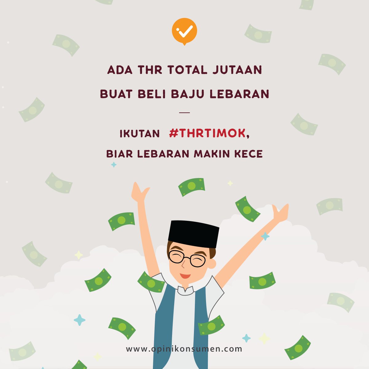 opinikonsumen_'s tweet photo. Ikutan #THRTimOK sebelum tanggal 19 Juni 2017. Buat cek cara ikutannya klik di sini https://t.co/8vdO9VHnUb https://t.co/DCGjk1XoYA