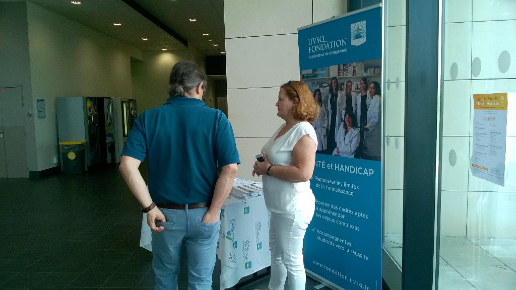 ENDYandCo's tweet photo. Très belle rencontre avec la @FondationUVSQ #innovation #handicap #recherche #universite https://t.co/w315GeAHWp