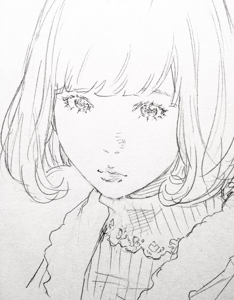 紙と鉛筆だけでも描けることに気づいてもらえたら嬉しいな。 