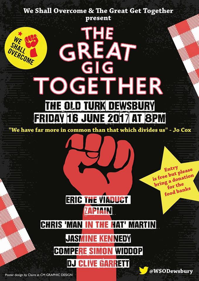 zapiain's tweet image. We're playing at the Old Turk in Dewsbury tonight as part of #thegreatgettogether. Come join us #moreincommon