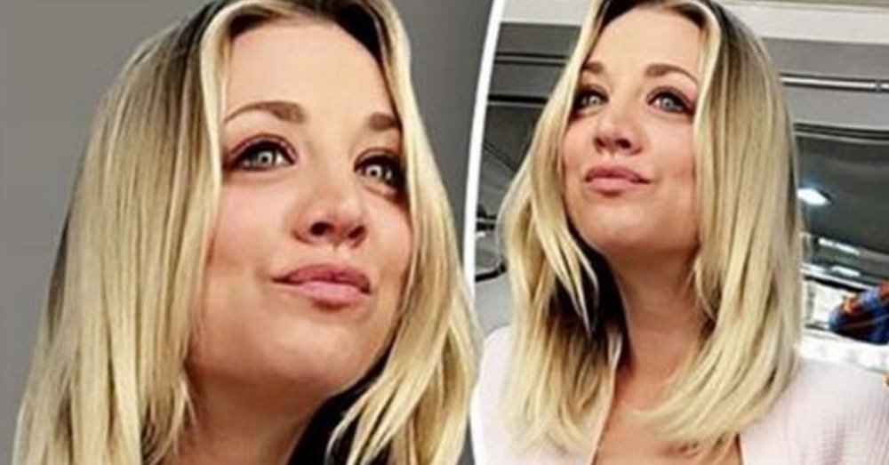 Celebrity Buzz On Twitter Kaley Cuoco Exposes Her Breast In A