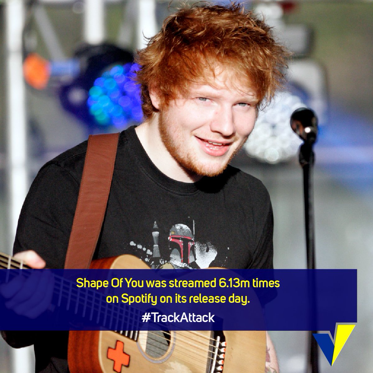 #ShapeOfYou has also crossed 1 billion hits on Spotify! Any one here who loves this song as much as we do? #TrackAttack <a href="/edsheeran/">Ed Sheeran HQ</a>