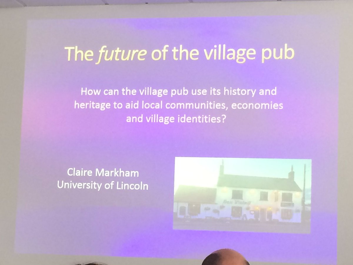 BobNewbery's tweet photo. Claire Markham looking at how the village pub can aid village identity #REC15 @NCLBusiness @kiteresearch @cretweeting https://t.co/64WAEnRF78
