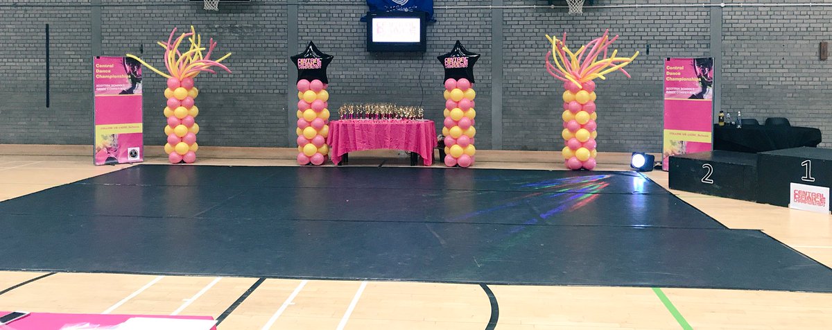 CDC_Schools's tweet photo. We are all set up and ready to go!! Now all we need is 300+ talented dancers to arrive & perform 😃🌟 #CDC17 https://t.co/A5oNXwXmYD