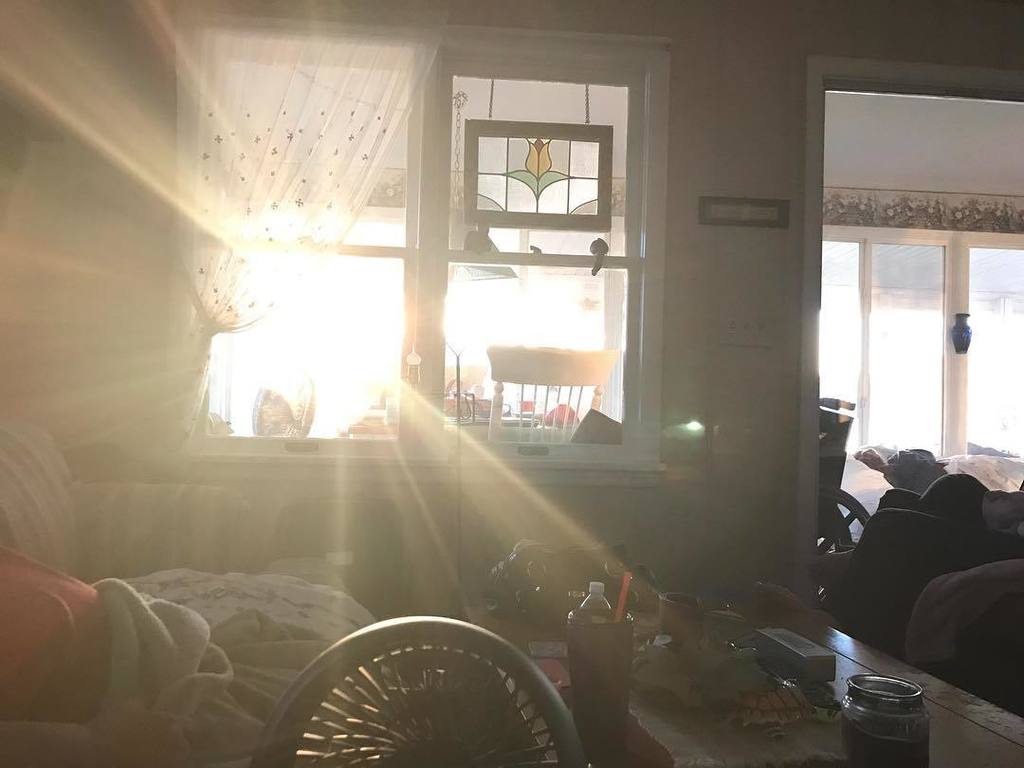KyleJReese's tweet photo. Wish I could have captured this one outside but holy yikes God is reminding me through this sunrise just how awesome He is and how today is… https://t.co/XqsX53LqiM