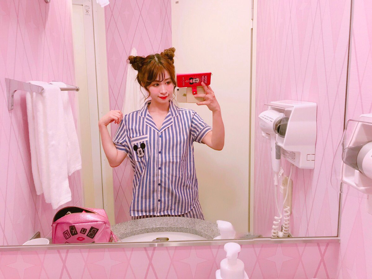 🚺☁️💕wish Restroom💕☁️🚺 お部屋も可愛かったけど 洗面所が一面