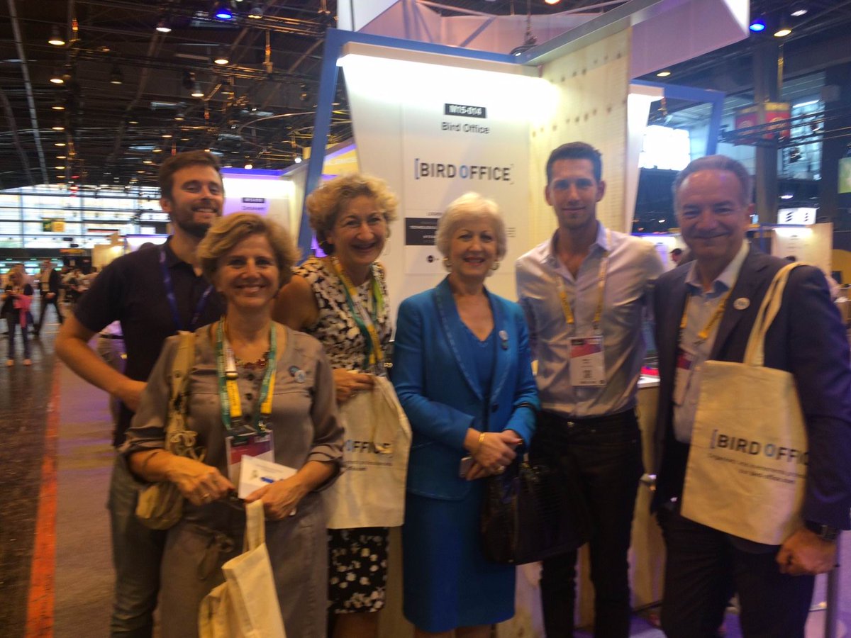 mccapobianco's tweet photo. A l'occasion de #VivaTech annonce de notre nouvelle initiative de #BanqueDansLaVille avec @Bird_Office ! https://t.co/gBfP7jJ7xC https://t.co/dn6WuJlpxX