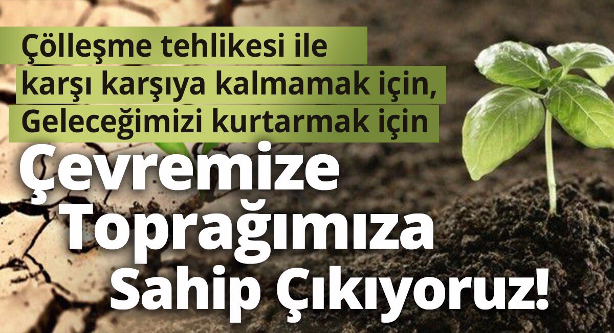 mehmetozhaseki's tweet photo. Toprağın korunması için yapılan çalışmaları destekliyor, çevremize ve toprağımıza sahip çıkıyoruz. #ÇölleşmeyleMücadeleGünü https://t.co/ZbhIA5FICr