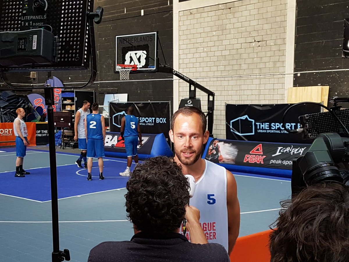 Gisteren was <a href="/NOSsport/">NOS Sport</a> bij ons in The Sport Box om een repo te maken over de <a href="/3x3NL/">3x3 Basketball Netherlands</a> spelers die al twee jaren bij ons trainen! #Tokyo2020