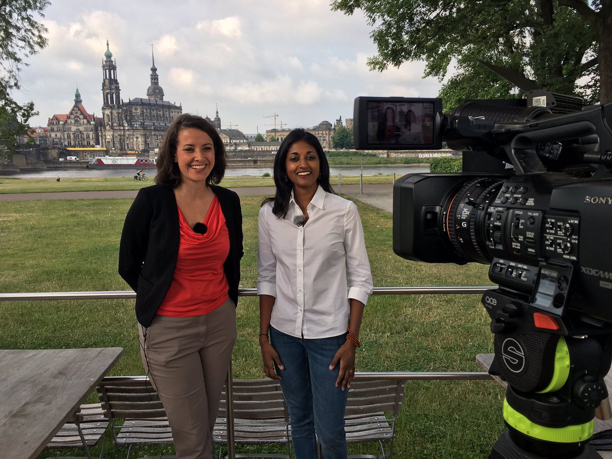 Ready to talk to @dwnews bright and early about week one of our election  road trip #GermanyDecides @NinaHaase