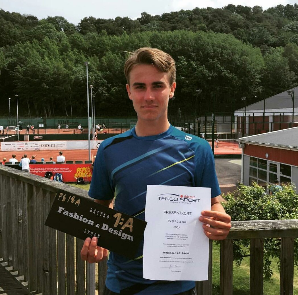 SALKTennis's tweet photo. Filip Tensing vinner PS18A i Båstadtennis Corem Open! https://t.co/MZsxs524UV