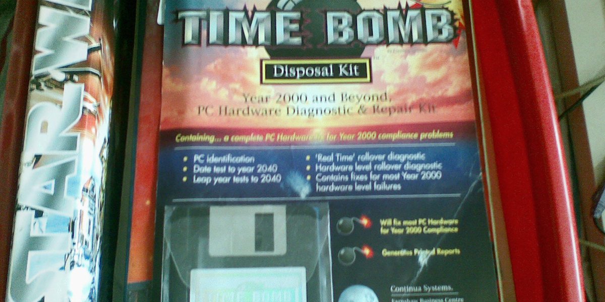 stevekrohn's tweet photo. US government will stop battling the Y2K bug at last https://t.co/dJSVFR5tsw https://t.co/Q0hGp8QAXE
