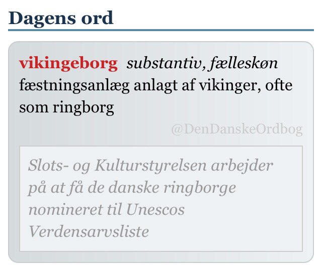 DenDanskeOrdbog's tweet photo. #ringborge #verdensarv #bevaringsværdige #Aggersborg #Fyrkat #Nonnebakken #Borgring #Trelleborg #dagensord
https://t.co/vnqhv7ckzT https://t.co/dBBZ18kOHl