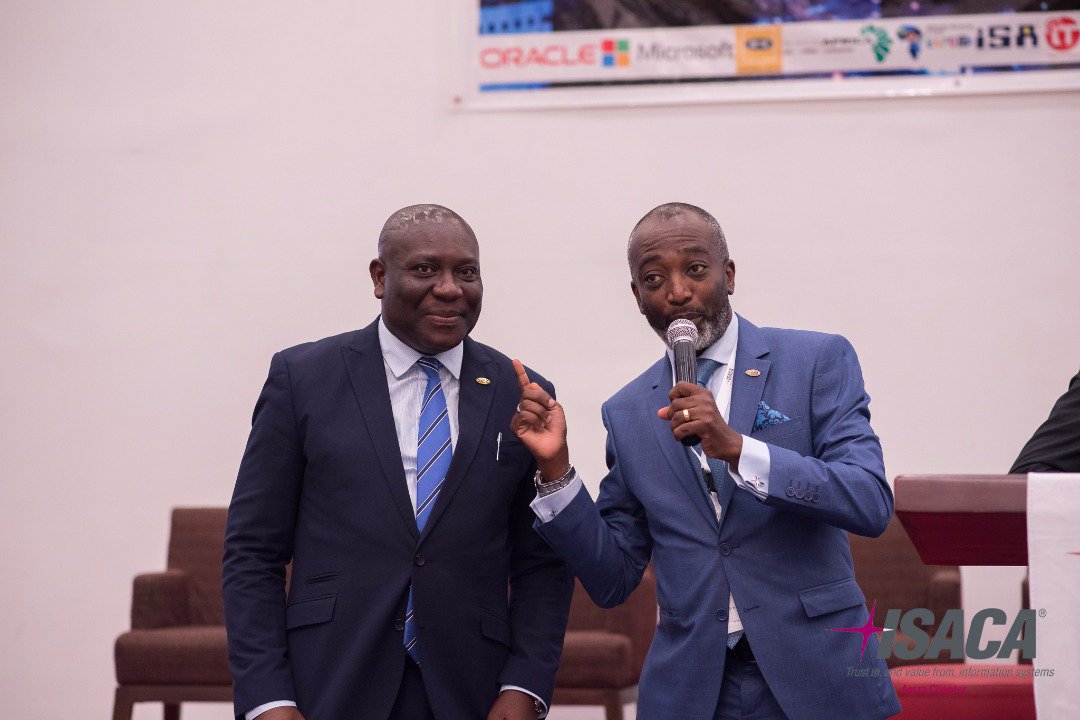 gticarlos's tweet photo. Deputy Minister of Communication, Hon Vincent Sowah-Odotei, ISACA Accra Chapters latest Ambassador at the #iRISC2017 Conference https://t.co/qYjcYmYHUg