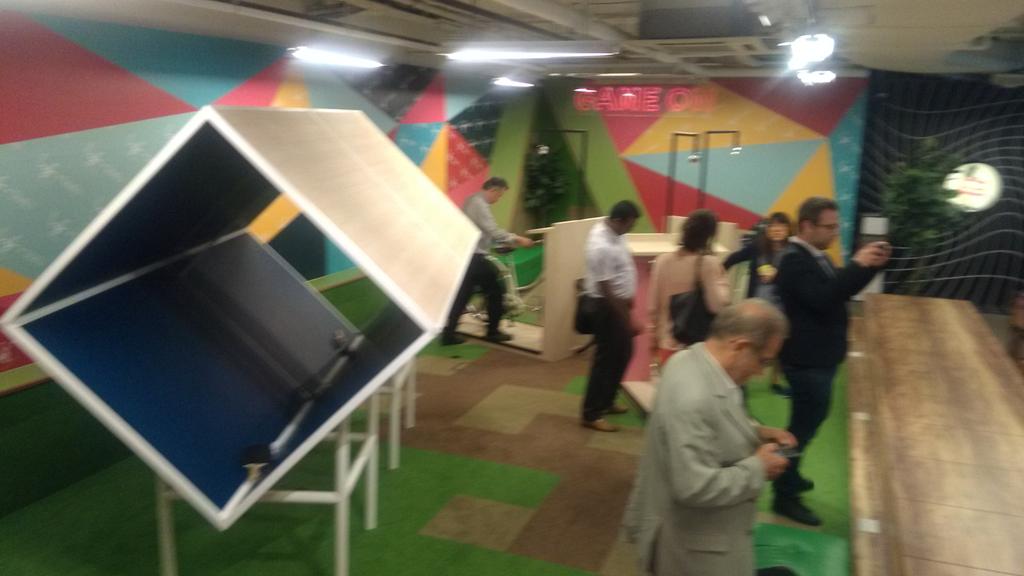 Steph_Faure's tweet image. #OAP2017 : SMU Labs at #Singapore, a fun environnement to facilit discussions and collaborations.