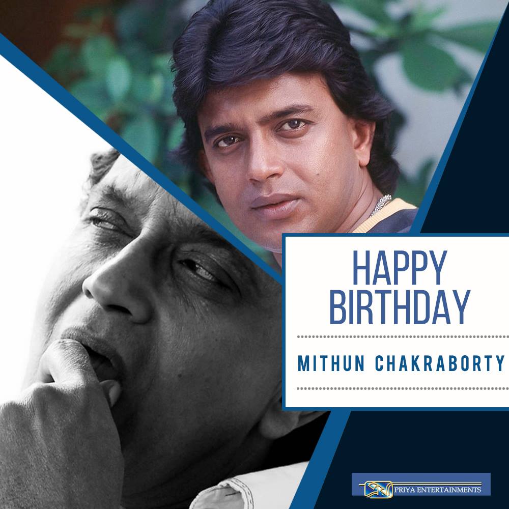 Happy Birthday to a true legend, a true humanitarian and a true star. Sending our best wishes Mithun Chakraborty. 