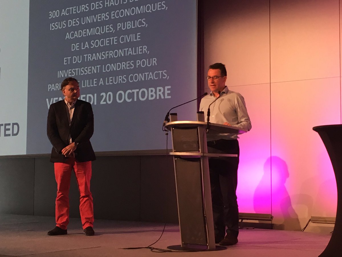 DavidSimplot's tweet photo. Lancement de l'opération #LinkedLille, "let's make our links great again" #Brexit #CGL https://t.co/coMLogdWBy