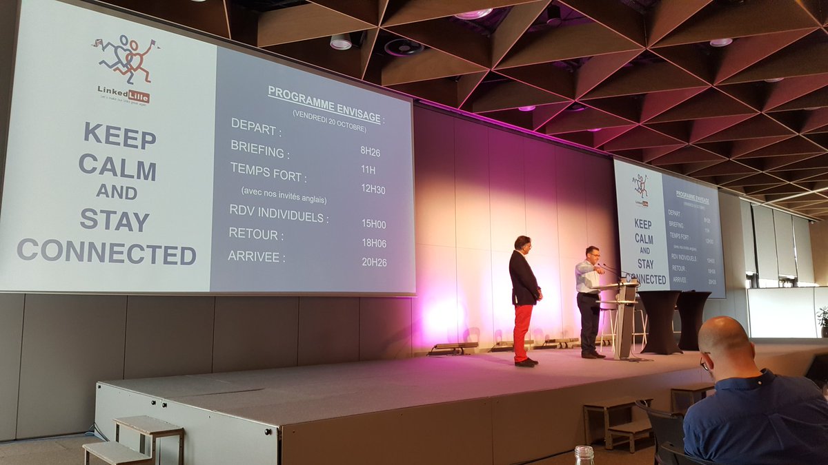 CgrandLille's tweet photo. "Let's make our links great again !" Oui mais comment ? Les idées de B.Vermersch @BoostePartners #LinkedLille https://t.co/8nCj5ahU9D