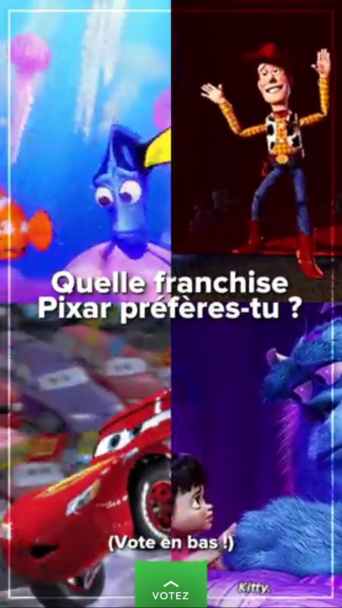 GuillaumeFr's tweet photo. Pas facile de répondre au sondage #Melty du jour sur #Snapchar #DisneyPixar @Charny89 @NathalieDray https://t.co/pBnwmt5DjF