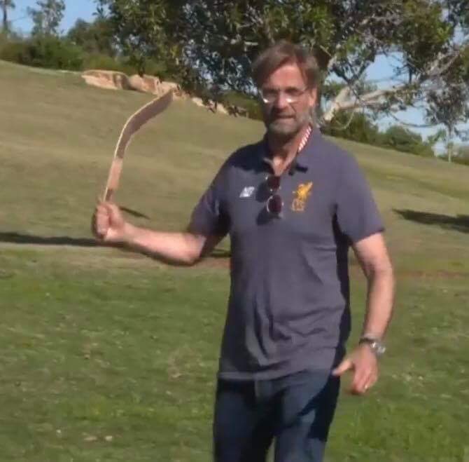 Happy Birthday Jurgen Klopp. Make sure you throw that boomerang if we don\t sign Salah 