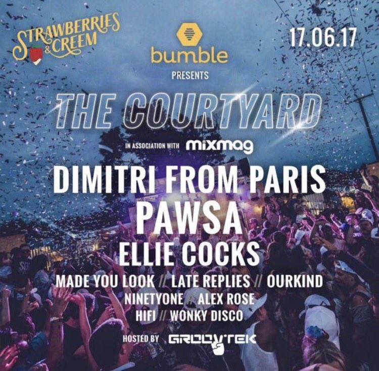 TOMORROW! Who's coming to party with us?! 🍓🍦🎪🎧✌🏼☀️ <a href="/Groovtek/">Groovtek</a> <a href="/SandCFestival/">Strawberries & Creem</a>