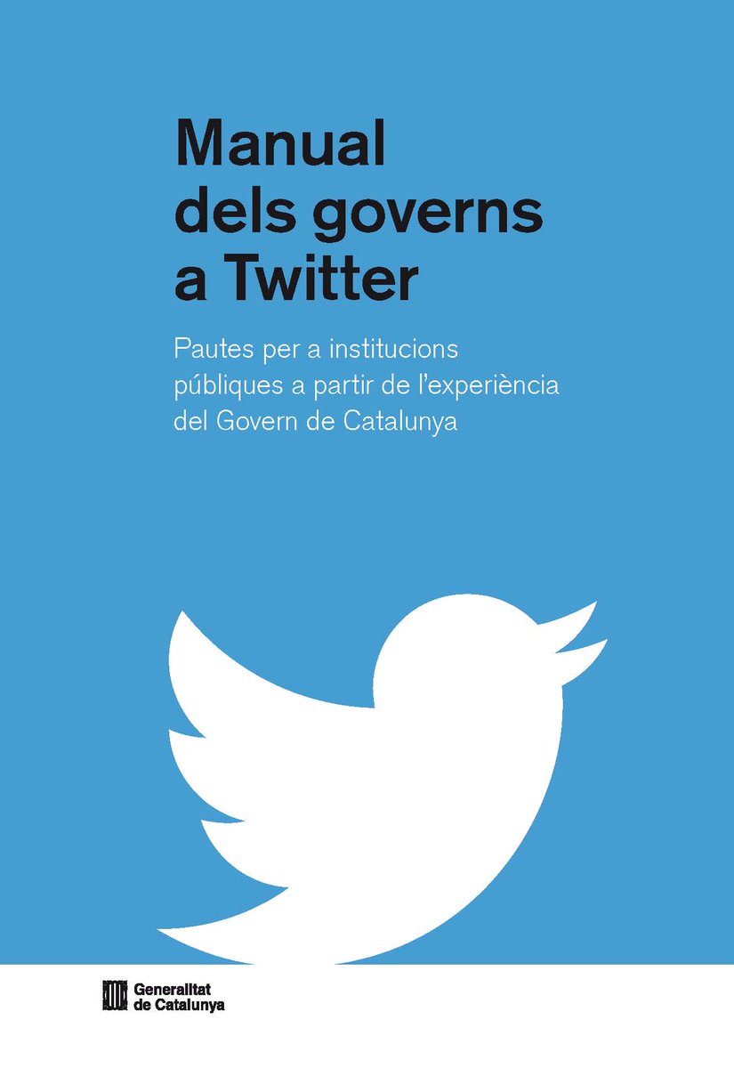 publicacionscat's tweet photo. Encara no coneixeu el Manual dels governs a Twitter de la Generalitat? post de la DG d’Atenció Ciutadana https://t.co/8S43UOCCOq #govTwitter https://t.co/diTykFAL2r