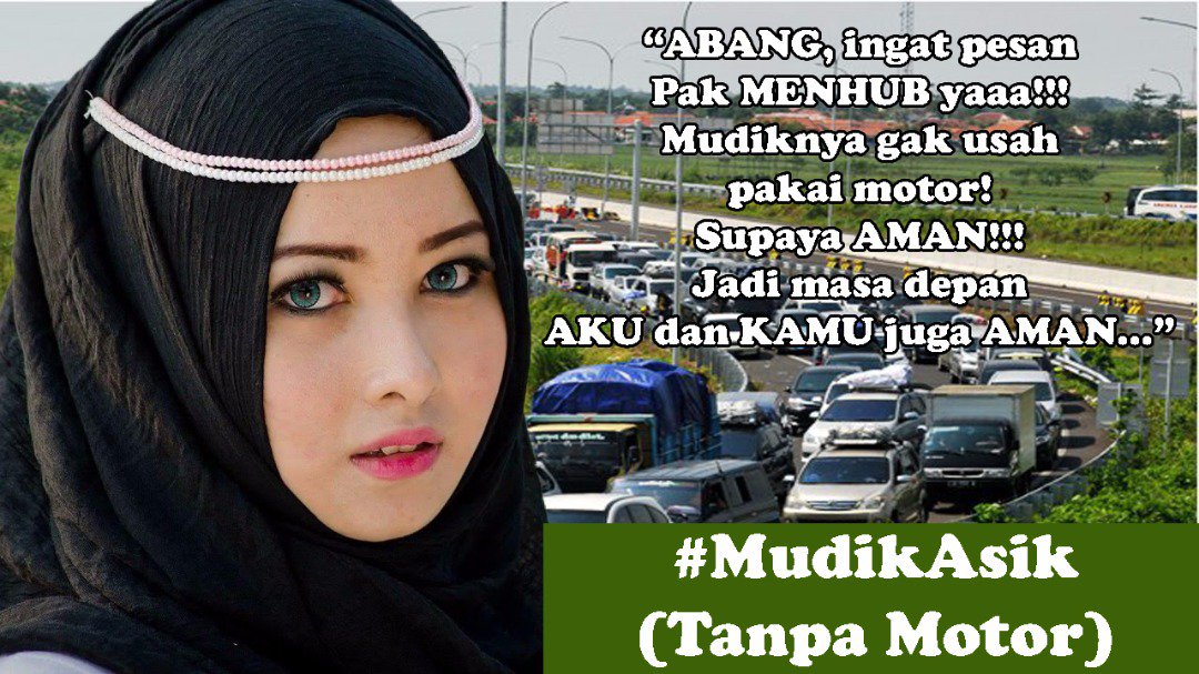 YMuaffan's tweet photo. Tub bang bukan cuma eneng yg gak mau mudik pake motor dia jga engga @BudiKaryaS @jokowi @detikcom #MudikAsik https://t.co/rGgOaMIfaj