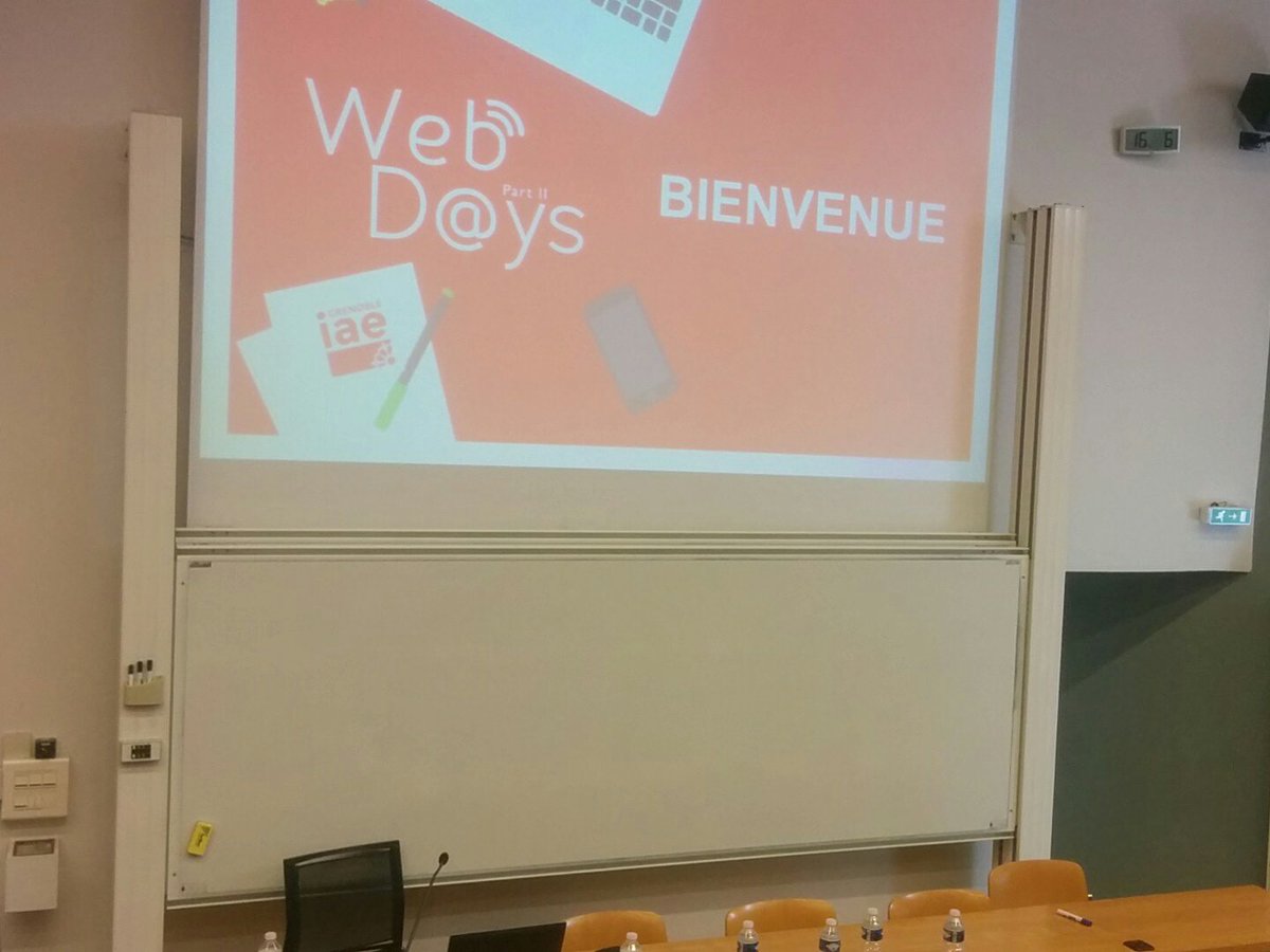 helloquence's tweet image. Nous sommes au @webdays_IAE ! #webdays