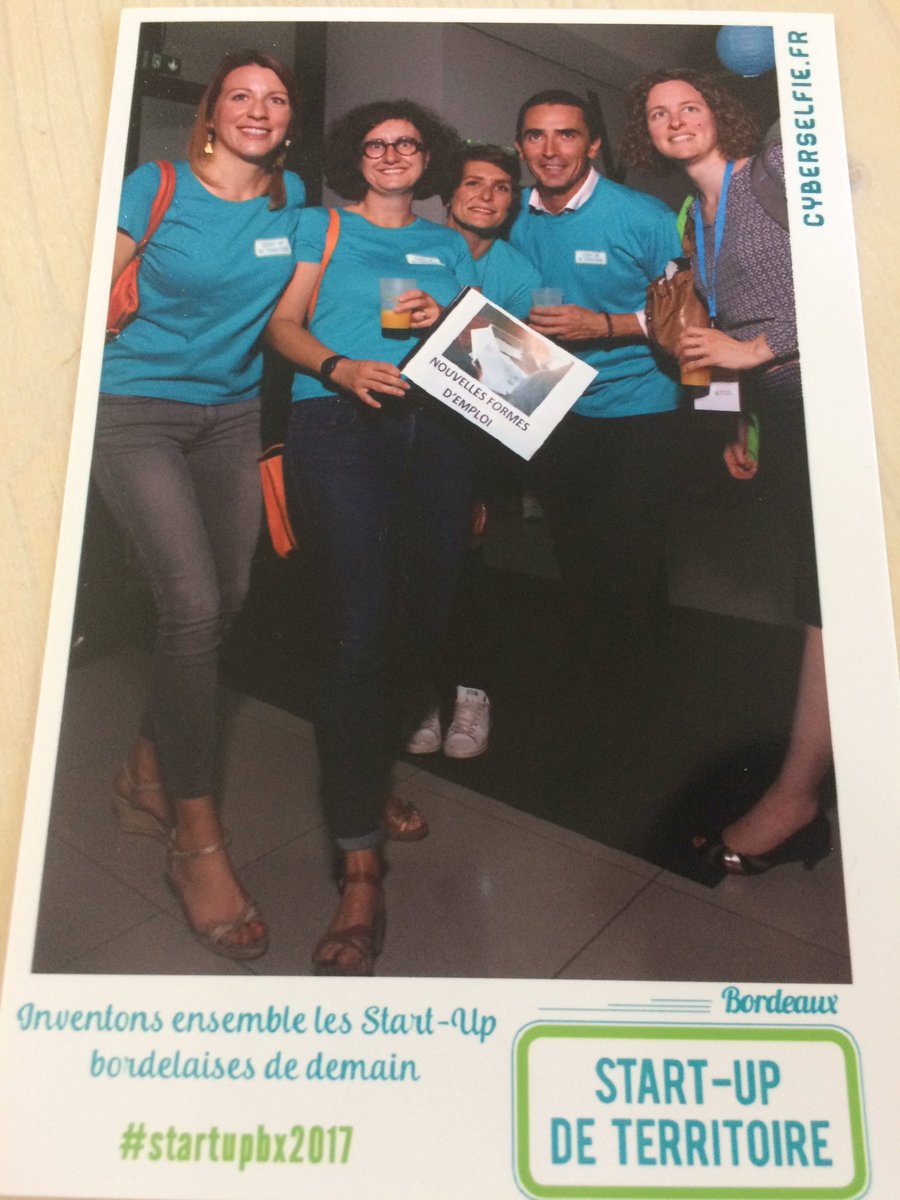 SandrinePoilpre's tweet photo. À nous de créer d'inventer les start up de demain @AtisInnovation @CecileGaro @Romain_Clem @WeJOB_Aquitaine @Waoup https://t.co/Mpbi4F282Y