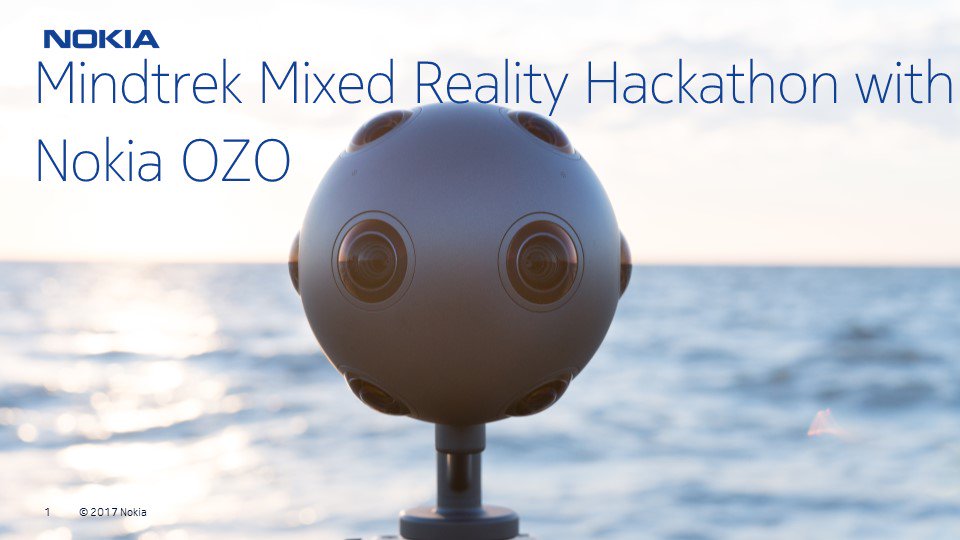 Yey, first team for our Mixed Reality Hackathon with <a href="/nokia/">Nokia</a> OZO: <a href="/Kalmarglobal/">Kalmar</a>! Sign up your team for #mindtrek17--> bit.ly/2sJRqsE