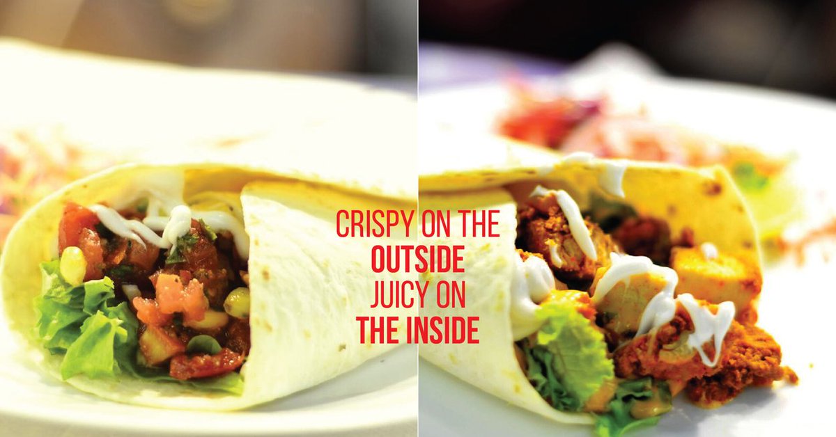 jack_potatos75's tweet image. Try our crunchy veg and non veg wraps for a wholesome meal.