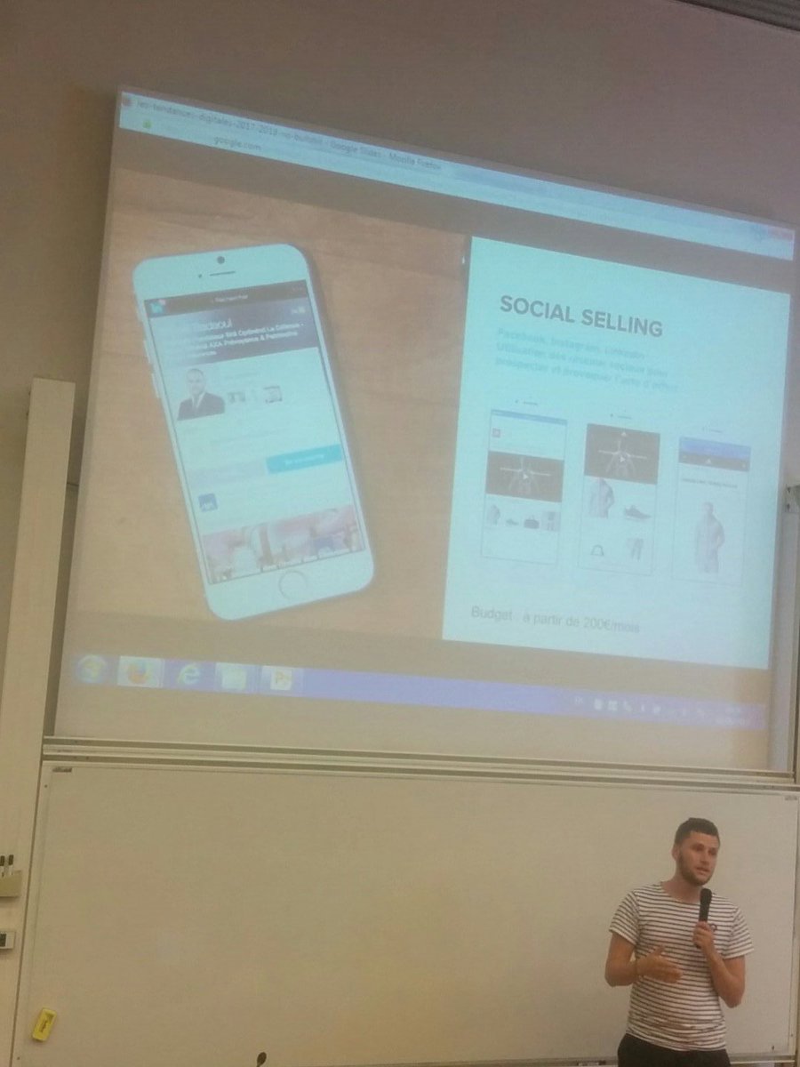 helloquence's tweet image. #SocialSelling est une vraie tendance digitale @Webdays_IAE #webdays