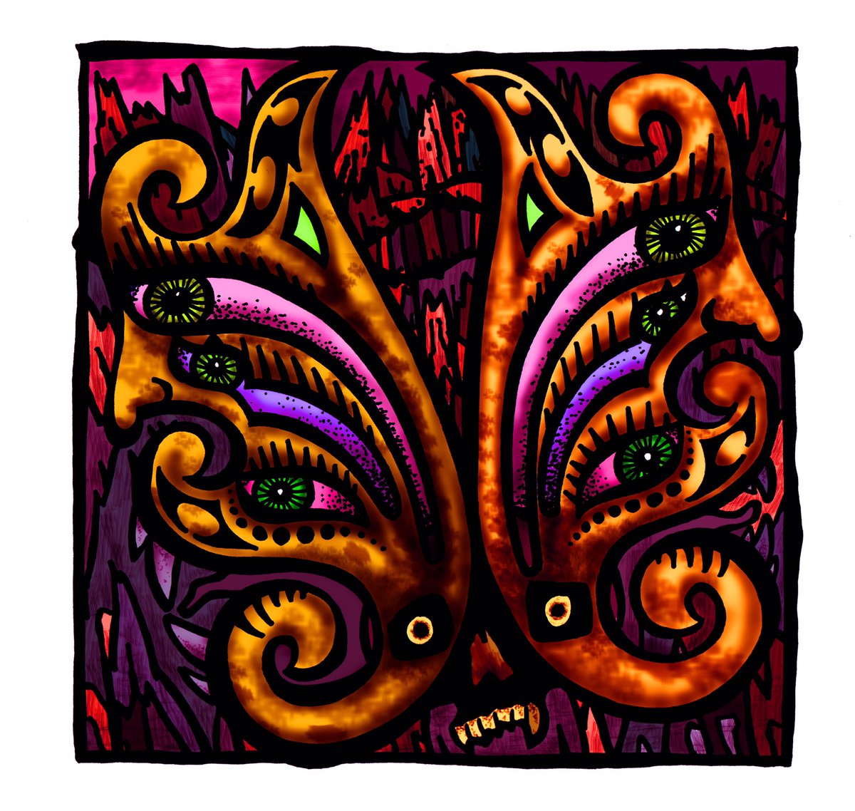 In 3 weeks Planet Mongo will be released on <a href="/hightiderecs/">High Tide Recordings</a> &amp; as ever we are blown away by the cover artwork. Hand drawn by Phil Thompson