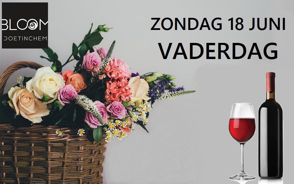 Vaderdag: alle lieve pappa's willen eigenlijk wel een bloemetje van Bloom. Is je pappa gek op ijs? Suggestie: cadeaubon van de Ijsboutique!