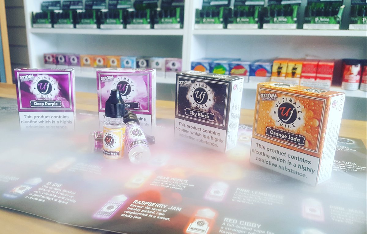 Vapebathandbeyo's tweet photo. ultimate juice now available instore #vapestation https://t.co/MO6TrzIMoV