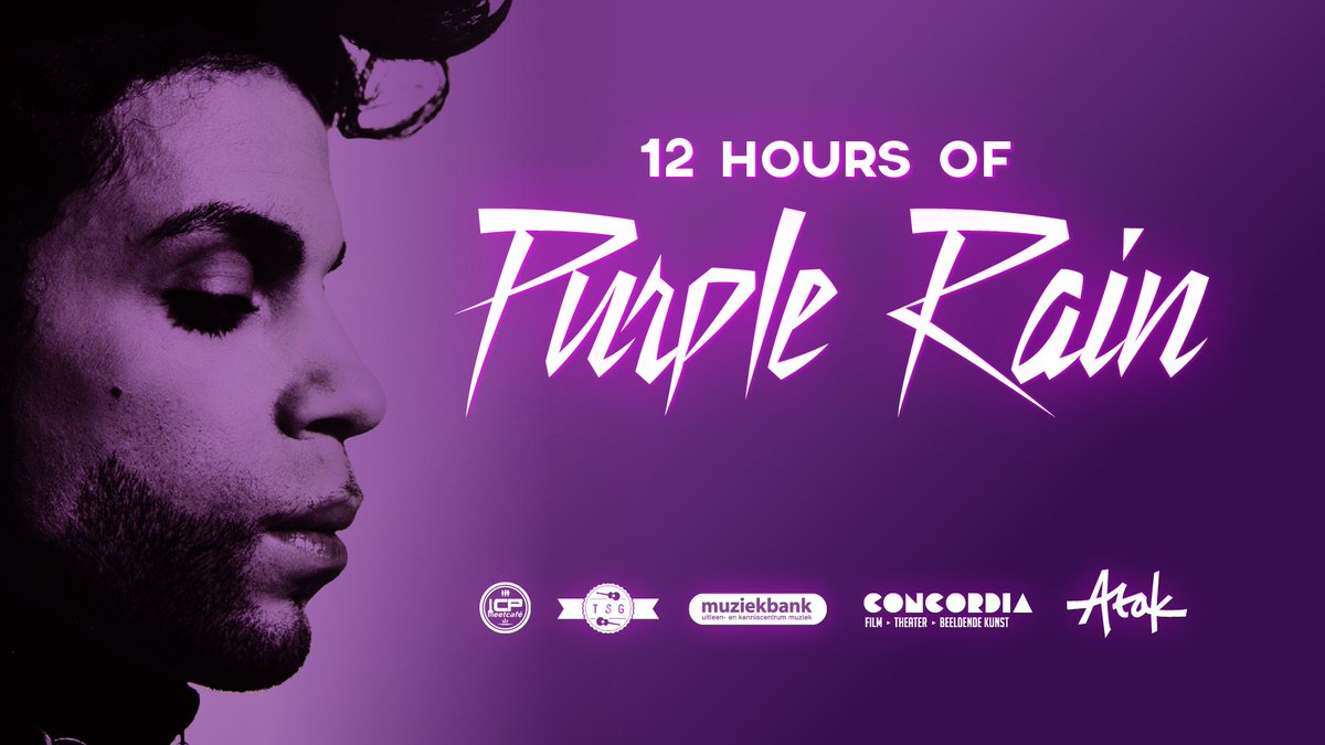 Prince fans opgelet 23 juni is het tijd voor 12 Hours of Purple Rain🙌! Muziek, film en meer! Bekijk het programma👉tinyurl.com/y9qaruaf