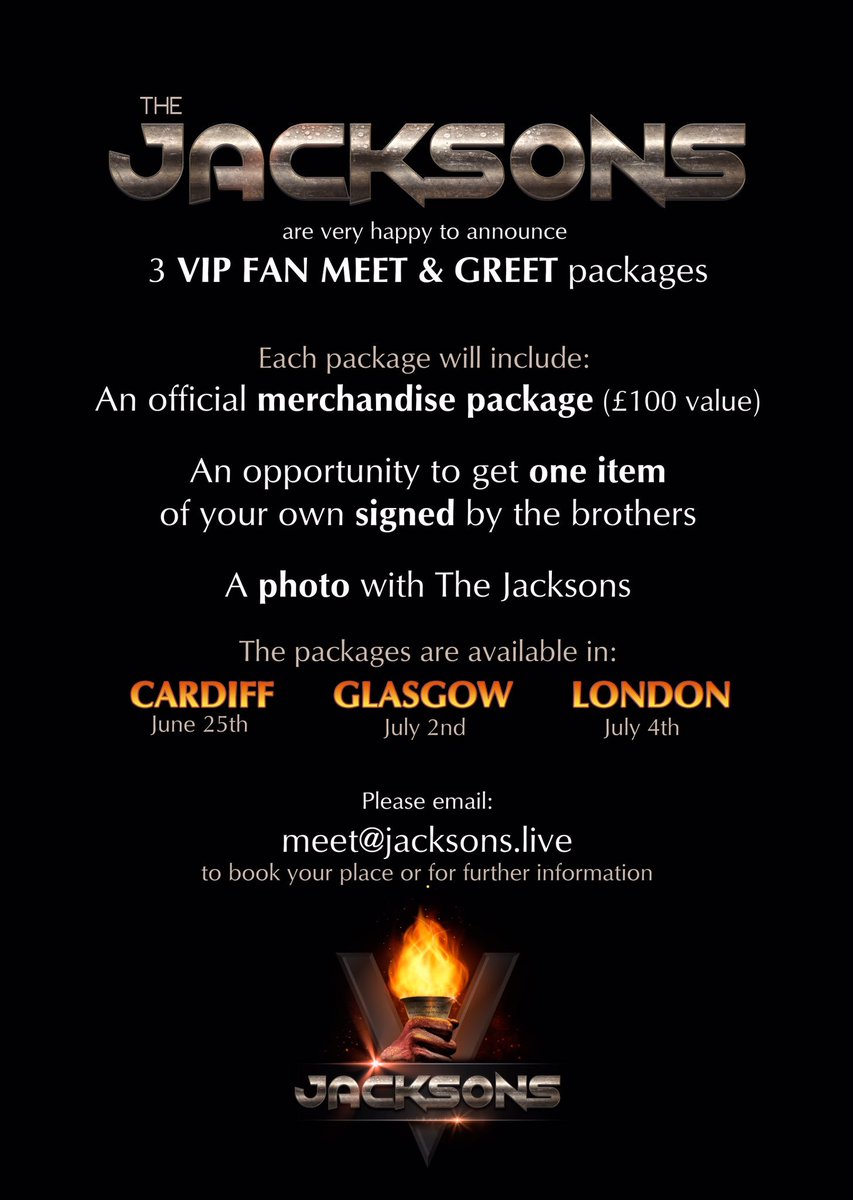 Jacksons's tweet photo. Touchdown! Thrilled to be back in Britain! We'd love to see you... 🇬🇧 https://t.co/HlSA6GWixC