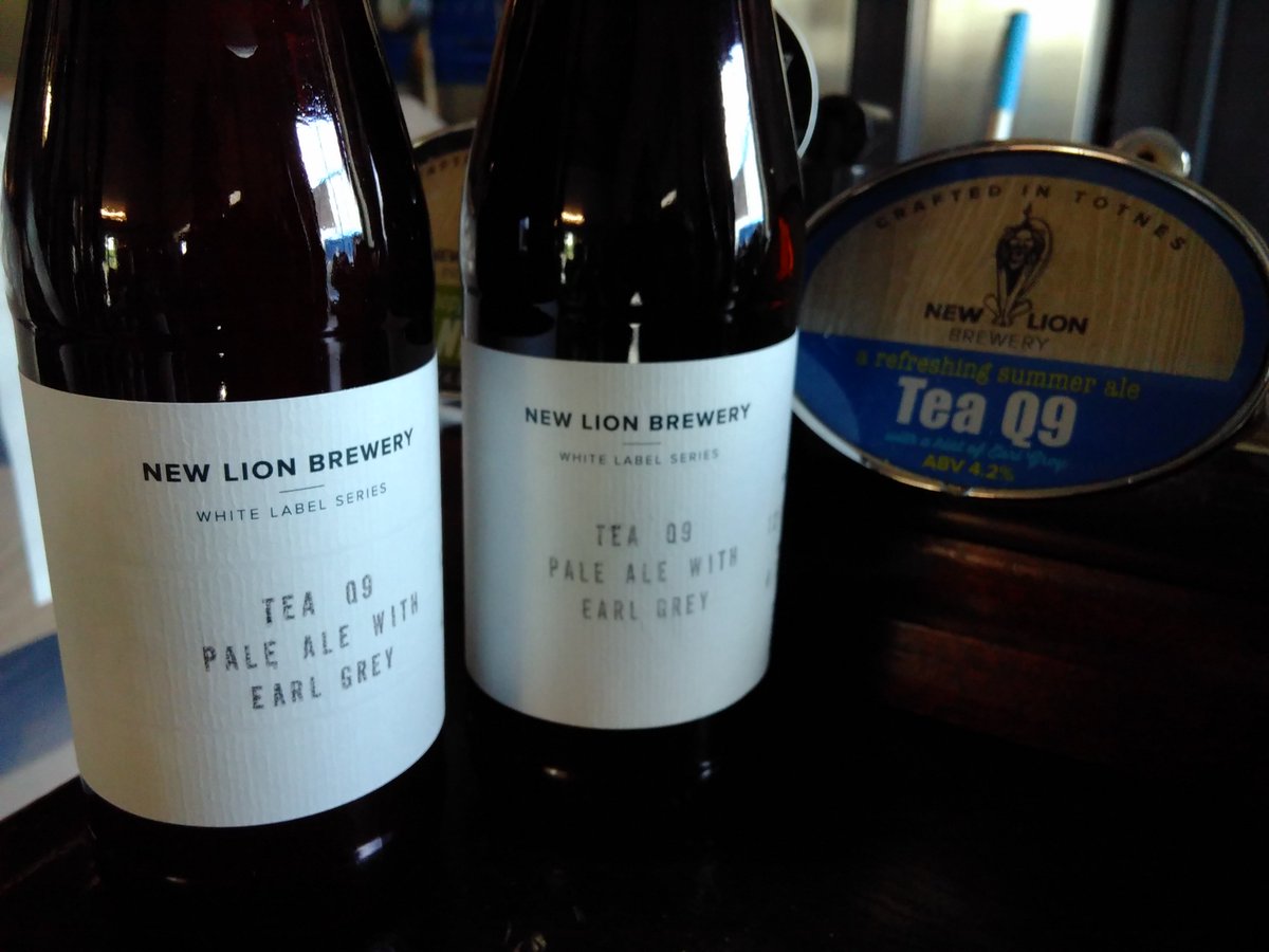 NewLionBrewery's tweet photo. It must be summer, because our legendary Earl Grey Tea-infused summer ale, 'Tea Q9', is back. On tap, in White Label bottles.. https://t.co/2er71jms6r