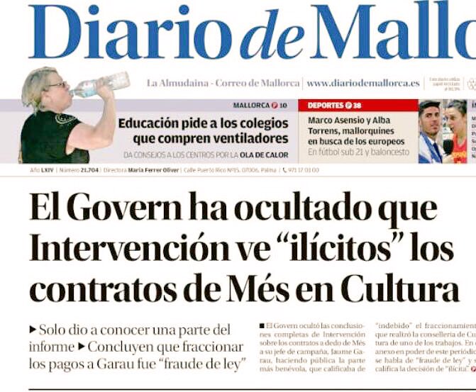 ppbalears's tweet photo. El Govern @F_Armengol vuelve a demostrar que #transparencia es solo  un eslogan y esconden información a los ciudadanos #MésDimissions https://t.co/EkpQbqXil0