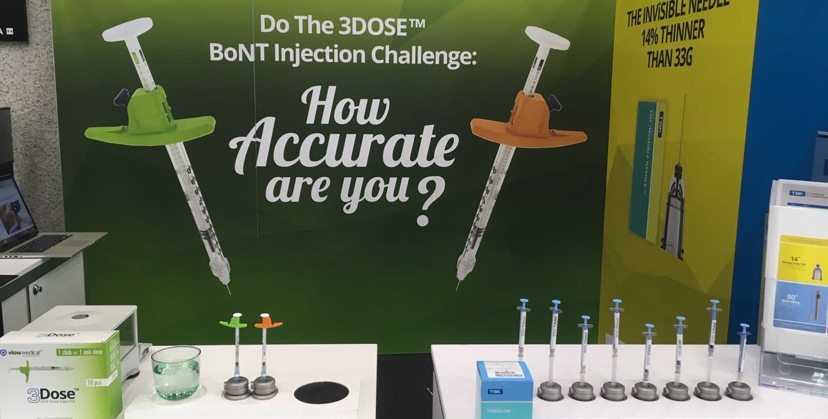 vlowmedical's tweet photo. Do the BoNT Injection Challenge at TSK stand 98 #3Dose #FACE2017 @face_ltd https://t.co/BrpepbvGkv