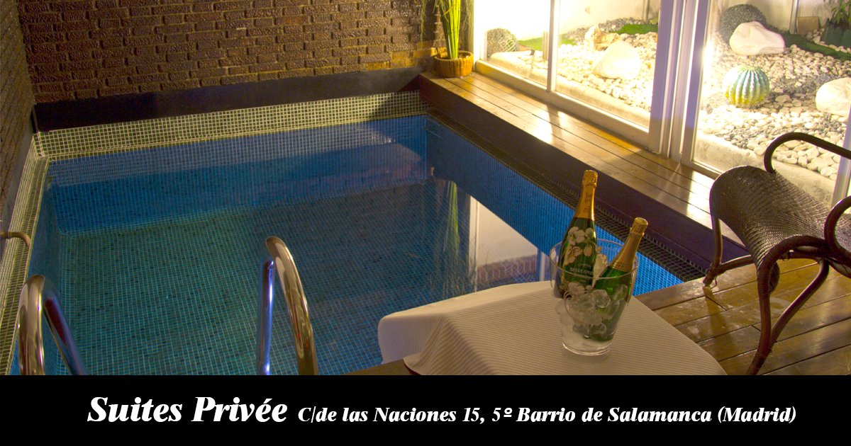 SuitesPrivee's tweet photo. Refréscate en nuestra Máster Suite de 200m2 con piscina privada desde 50€/2 horas: https://t.co/UO5gpvOLPI https://t.co/uE8oNk4MsT