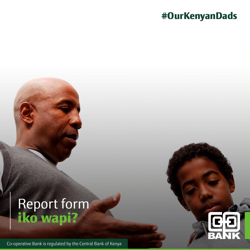 Coopbankenya's tweet photo. Remember presenting your report form to your Dad? What tricks did you use to try and escape report form grilling? #OurKenyanDads https://t.co/8xO7YACwcd