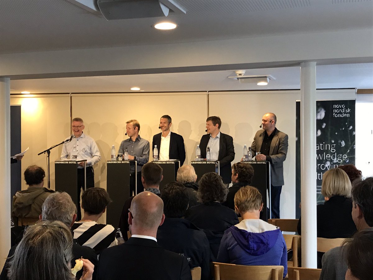 Vaekstfonden's tweet photo. Fra forskning til erhvervsliv. Dagens 2. debat i gang hos @novonordiskfond. Kig forbi Grønbechs Hotel. #fmdk #dkbiz https://t.co/FzmW2AJ7nb