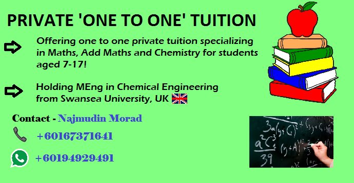 najmudinmorad's tweet image. Assalammualaikum wbt 🙋🏻‍♂️,
Private tuition untuk pelajar sekitar Taman Equine, Seri Kembangan. Boleh contact details saya 🙋🏻‍♂️📚
