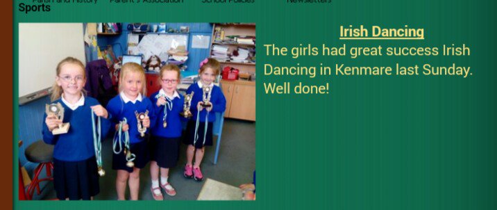 Well done to our Irish dancers  in Kenmare last Sunday.
Check castletownshendns.ie/sports.html for more.