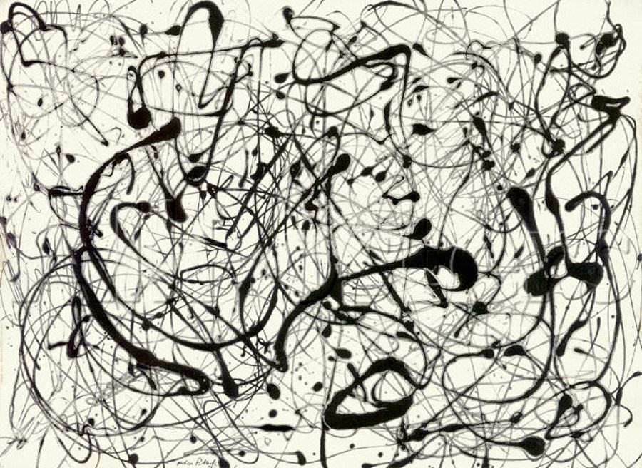 Jackson #Pollock, 1948 'Number 14'. #ViernesDeArte #Forties