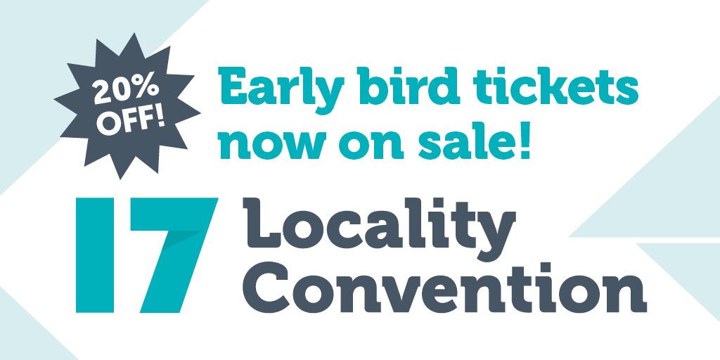 #Locality17 Convention brings together hundreds of people in #community #volsec #socent sectors! Info &amp; book - ow.ly/jbGL30c2uut