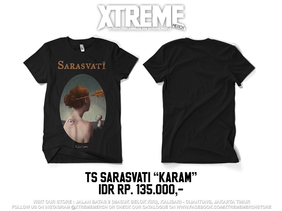 TS Sarasvati - Karam | Size M L XL | Rp. 135.000,- | WA: 081 310 877 341 / Line @ xtrememerch