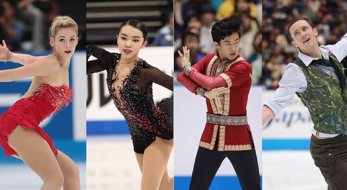 テレビ東京 フィギュアスケート 木下グループカップ ジャパンオープン17 出場選手発表 チームノースアメリカに グレイシー ゴールド カレン チェン ネイサン チェン ジェレミー アボットの出場が決定しました T Co 1l44mkmprl
